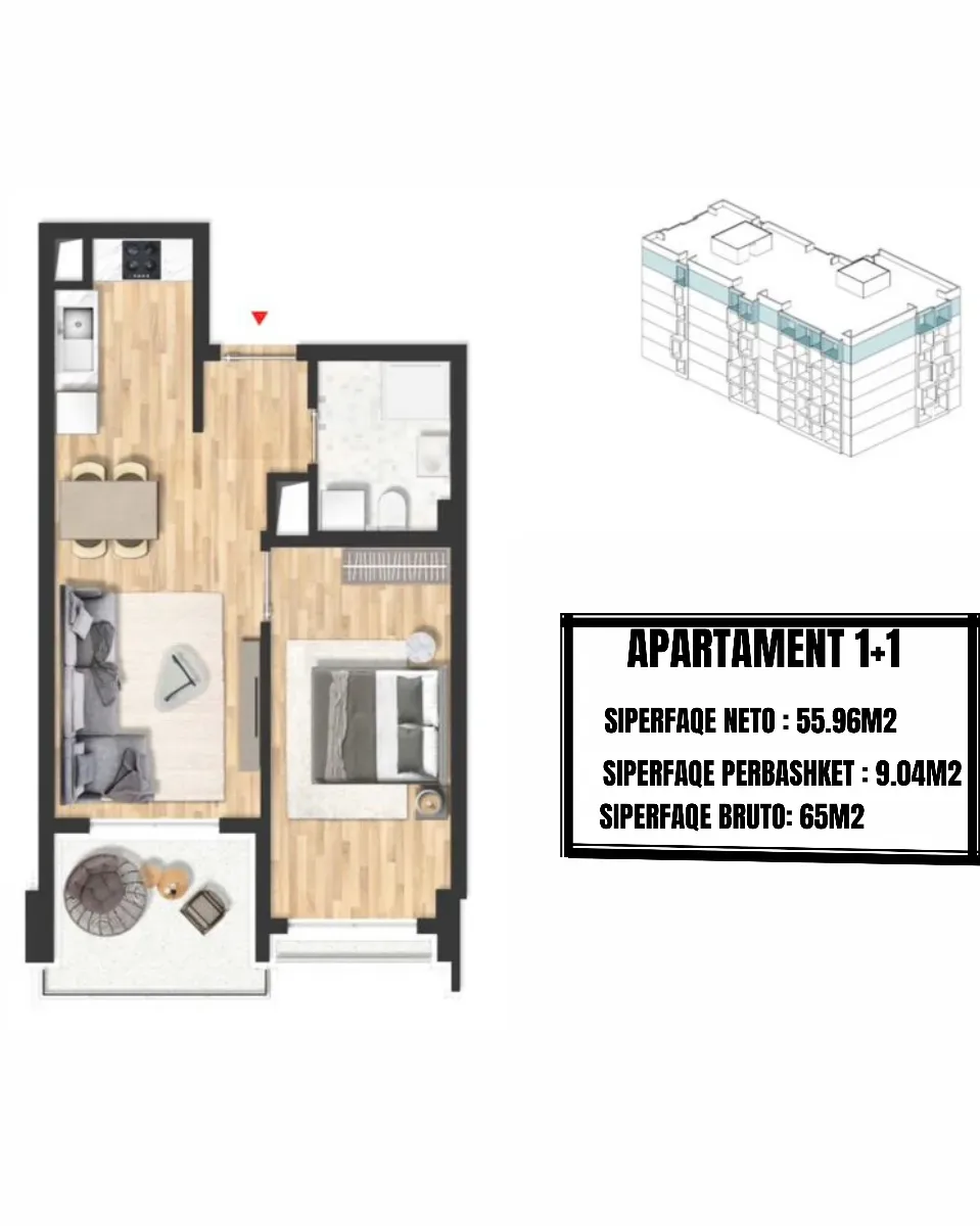 Apartament 1+1 – Adriatic Garden Residence, Golem