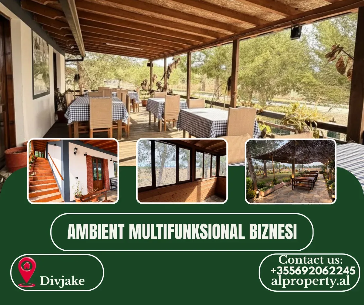 Ambient Multifunksional në Shitje – Mundësi Shumë e Mirë Investimi-Divjake