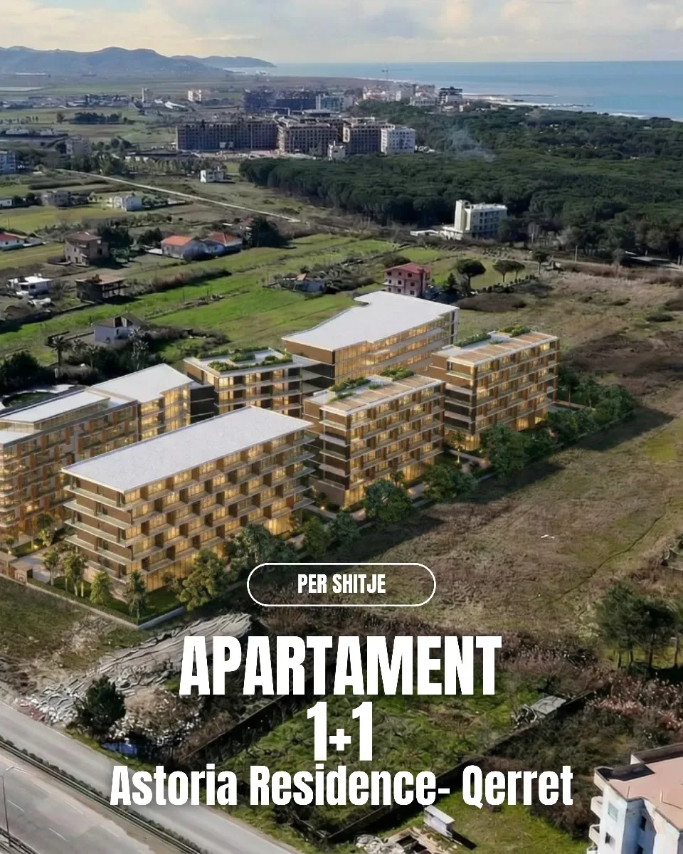 Apartament 1+1 për shitje tek Astoria Residence – Qerret 3