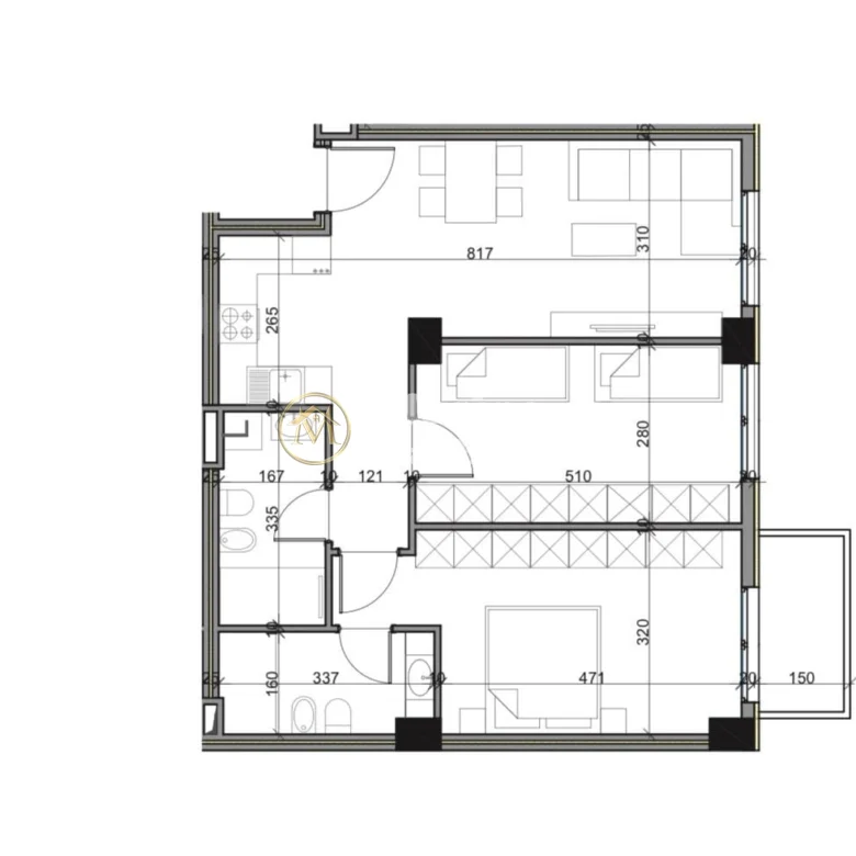 Shitje | Apartament 2 + 1 | Paskuqan | 140000 €