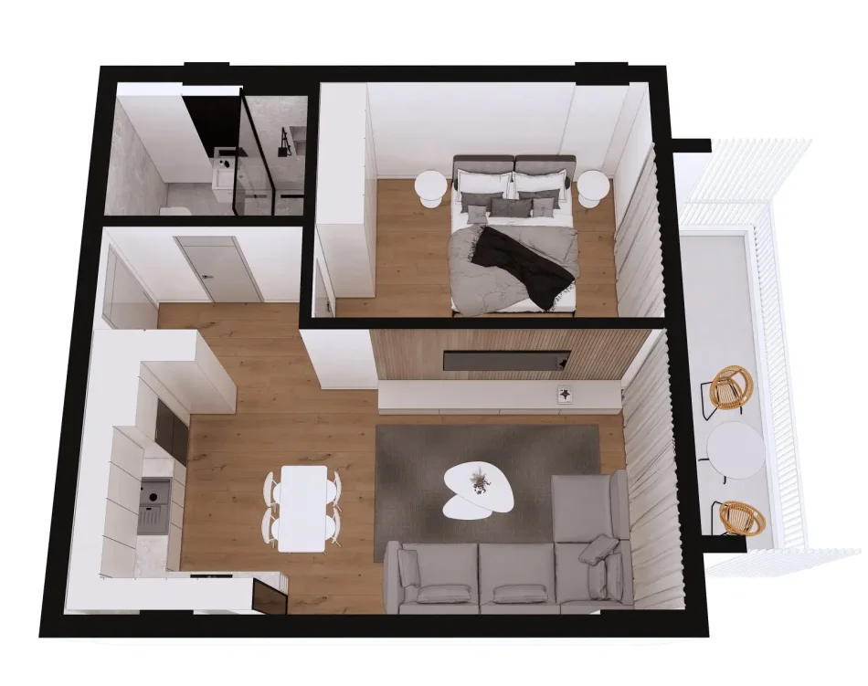 Shitje | Apartament 1 + 1 | Golem | 101500 €