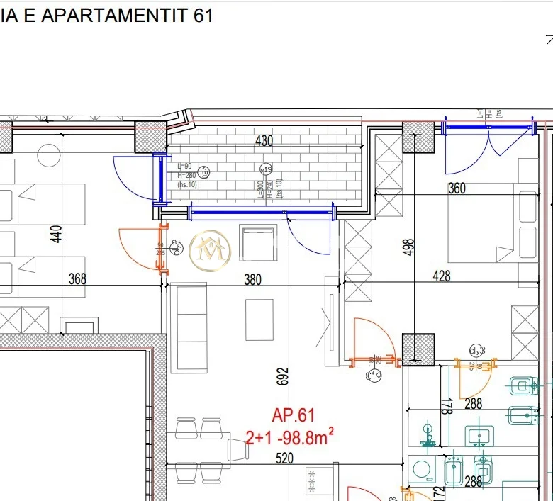 Shitje | Apartament 2 + 1 | Don Bosko | 205000 € 3