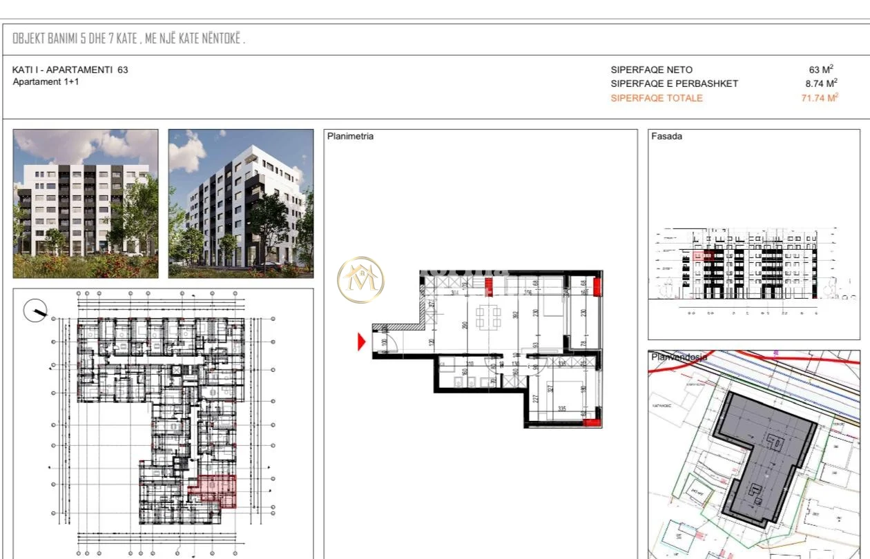 Shitje | Apartament 1 + 1 | Platinum 2/Paskuqan | 86000 € 4