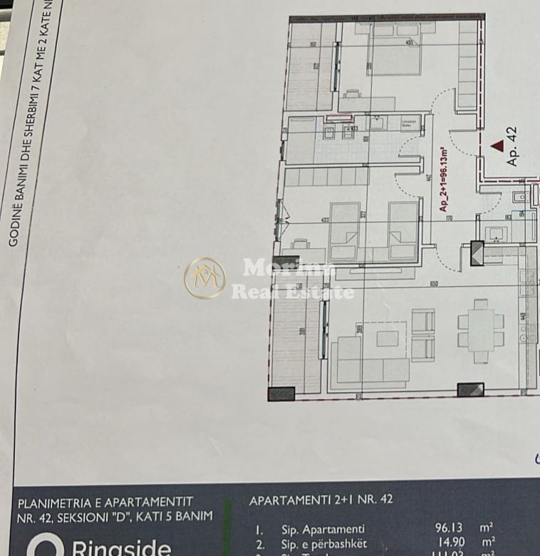 Shitje | Apartament 2 + 1 | Paskuqan | 111000 € 3