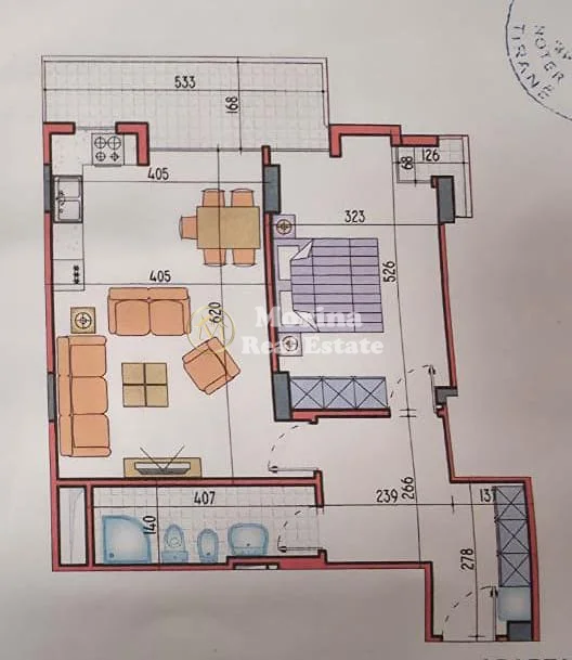 Shitje | Apartament 1 + 1 | Ish Tregu Elektrik - Muzeu I Shkencave te Natyres | 2500 €/m² 4