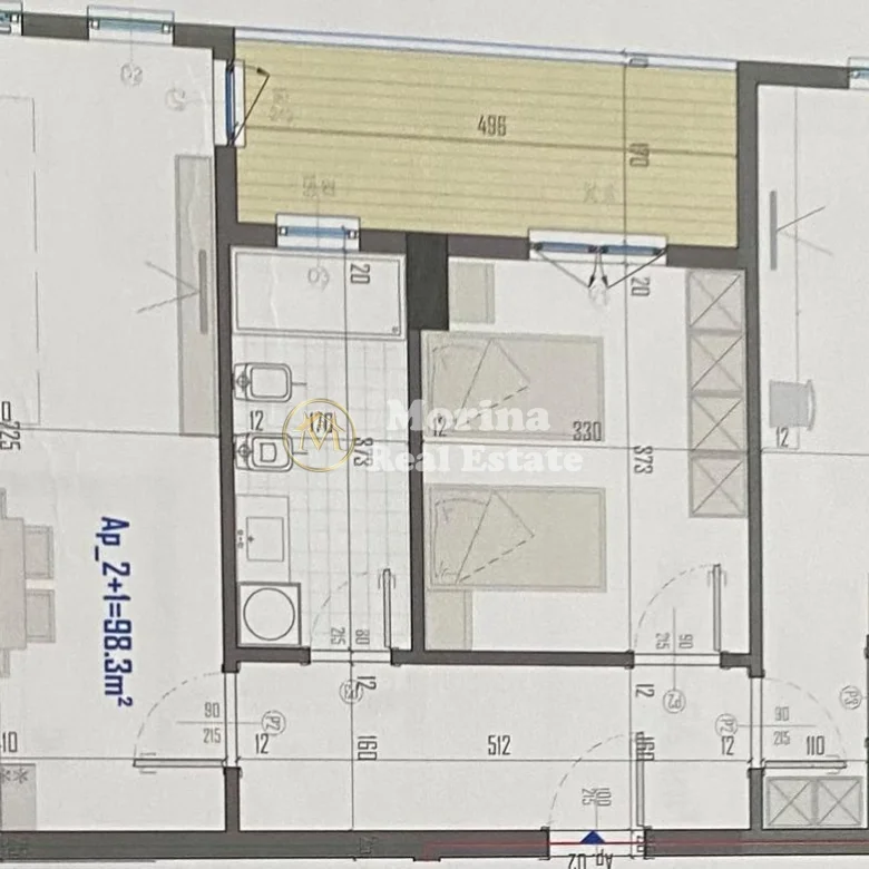 Shitje | Apartament 2 + 1 + 2 | Kamëz | 148300 € 2