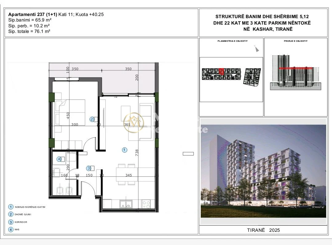 Shitje | Apartament 1 + 1 | Astir | 1 €