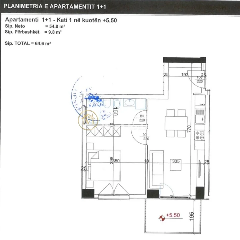 Qera | Apartament 1 + 1 | Rruga Dritan Hoxha | 500 €/muaj 3