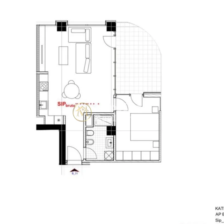 Shitje | Apartament 1 + 1 | River Park Residence | 94920 € 3