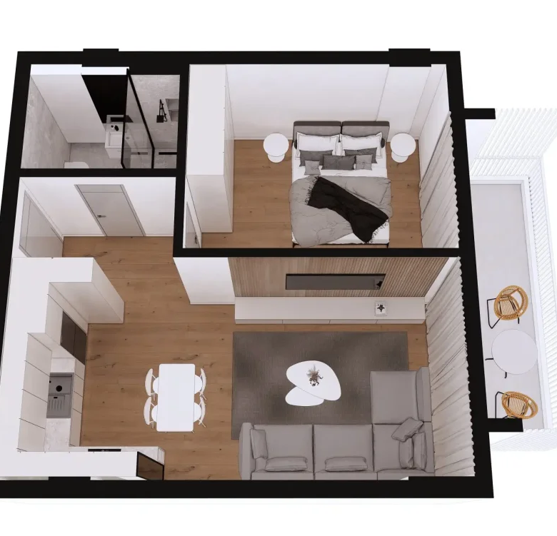 Shitje | Apartament 1 + 1 | Golem | 101500 €