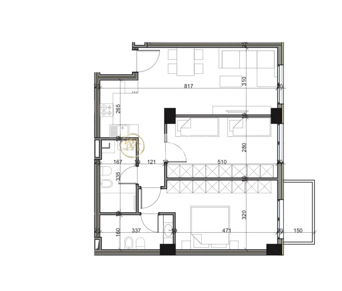 Shitje | Apartament 2 + 1 | Paskuqan | 140000 €