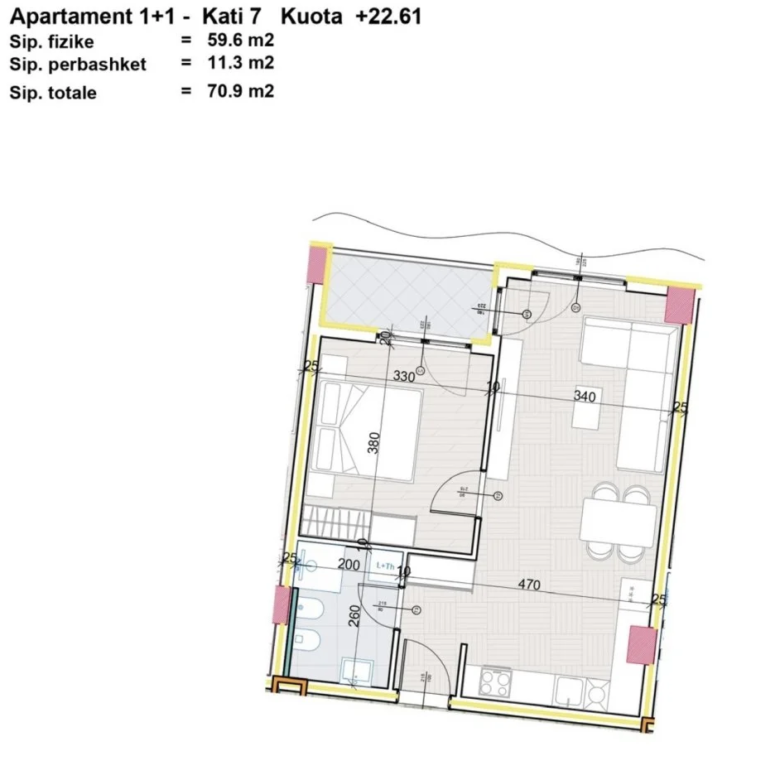 Shitje | Apartament 1 + 1 Paskuqan | | 92300 € 2