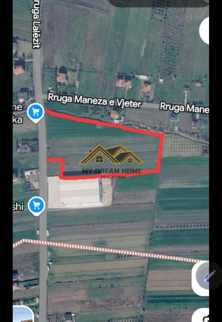 Tokë për Shitje në Manëz Buze Rruge ! 3