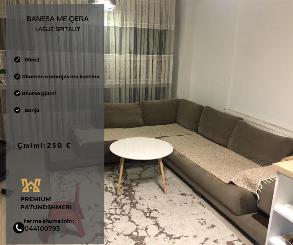 Banes me qera ne lagjen e Spitalit.