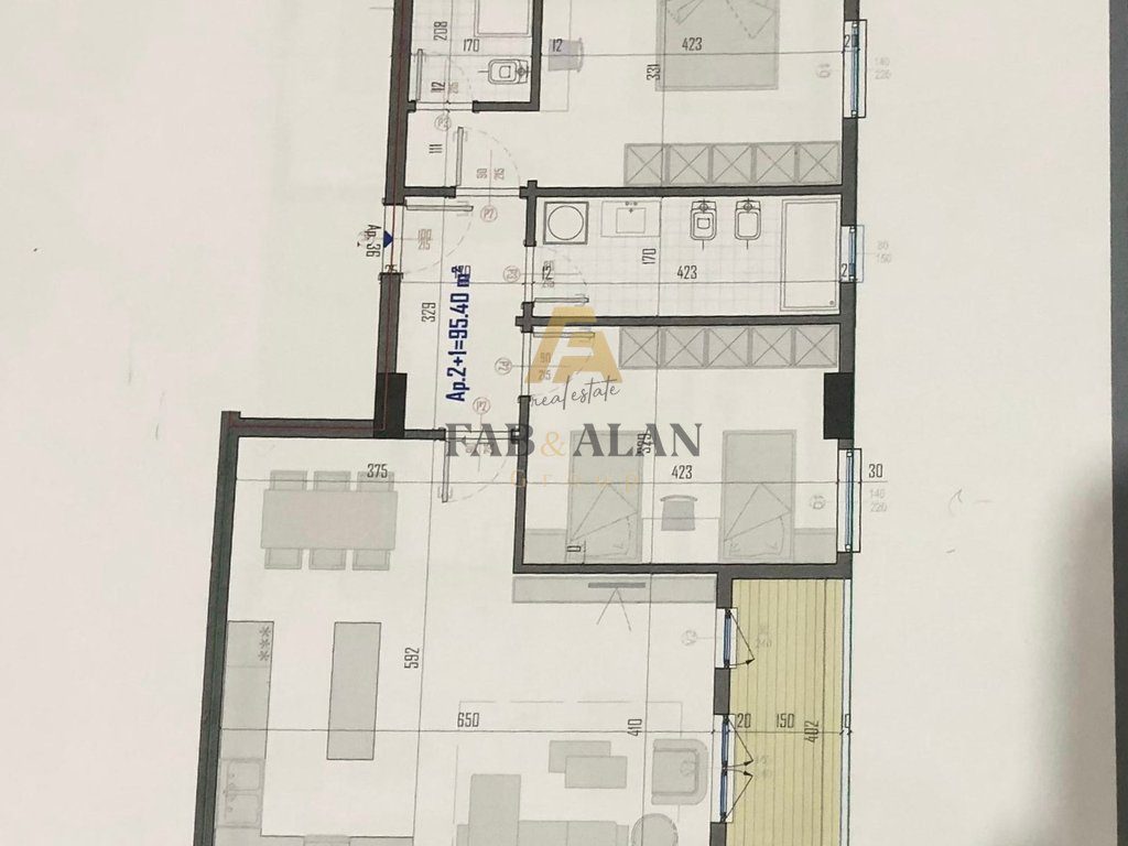 TEK PRIAM RESIDENCE NE KAMEZ APARTAMENT 2+1+2 PER SHITJE! 2