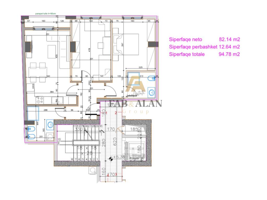 TEK SHKOLLA NIKET DARDANI APARTAMENT 2+1+2 PER SHITJE!