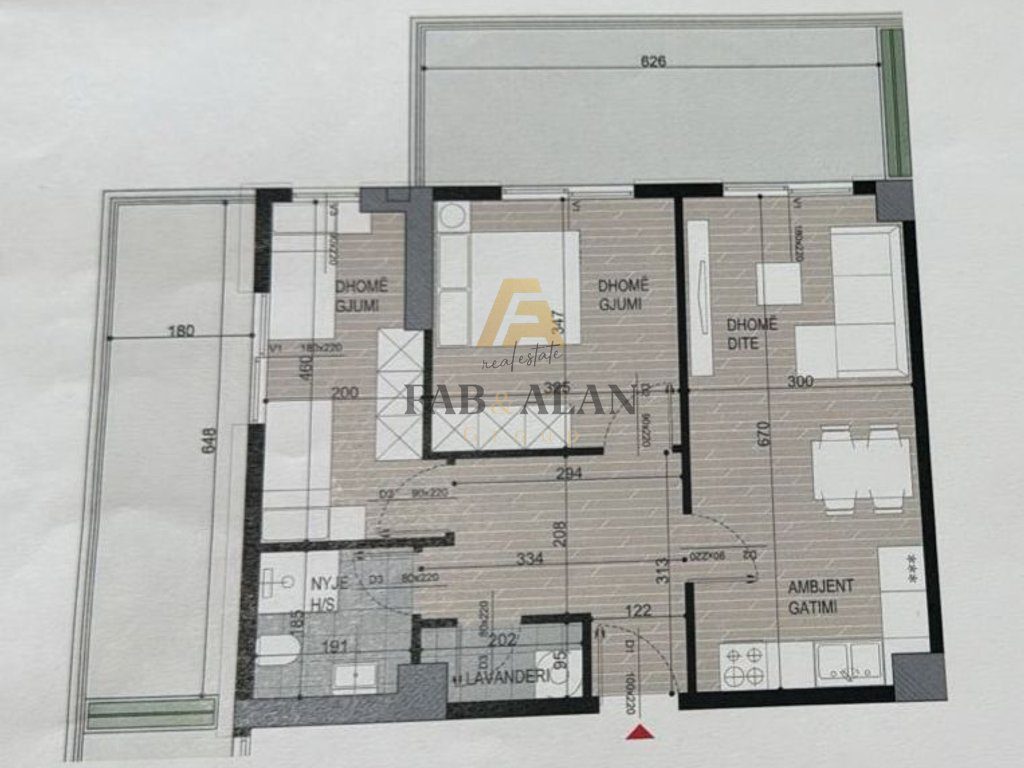 APARTAMENT 2+1 PER SHITJE NE ISH FUSHEN E AVIACIONIT!