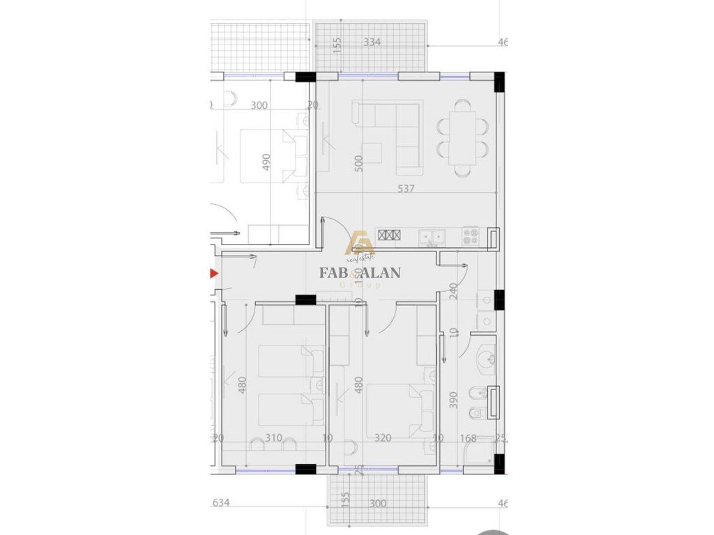 TEK "TIRANA CIELO RESIDENCE" APARTAMENT 2+1+POST PARKIMI PER SHITJE! 4
