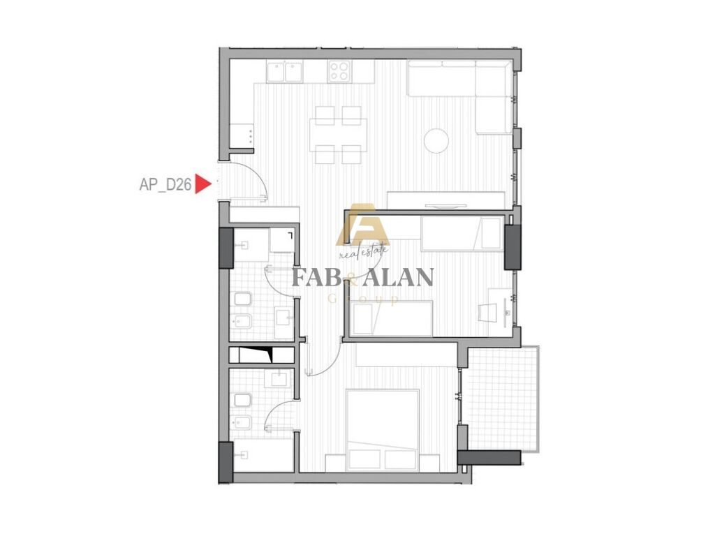 TEK RRUGA 5 MAJI APARTAMENT 2+1+2 PER SHITJE! 3