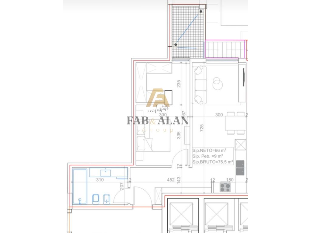 NE RESIDENCEN UNICO NE BLLOK APARTAMENT 1+1 PER SHITJE ! 2