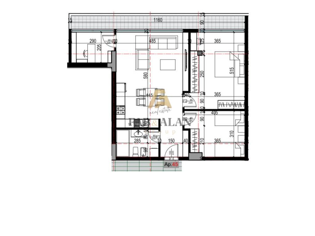 TEK RRUGA E DIBRES APARTAMENT 2+1 PER SHITJE! 1