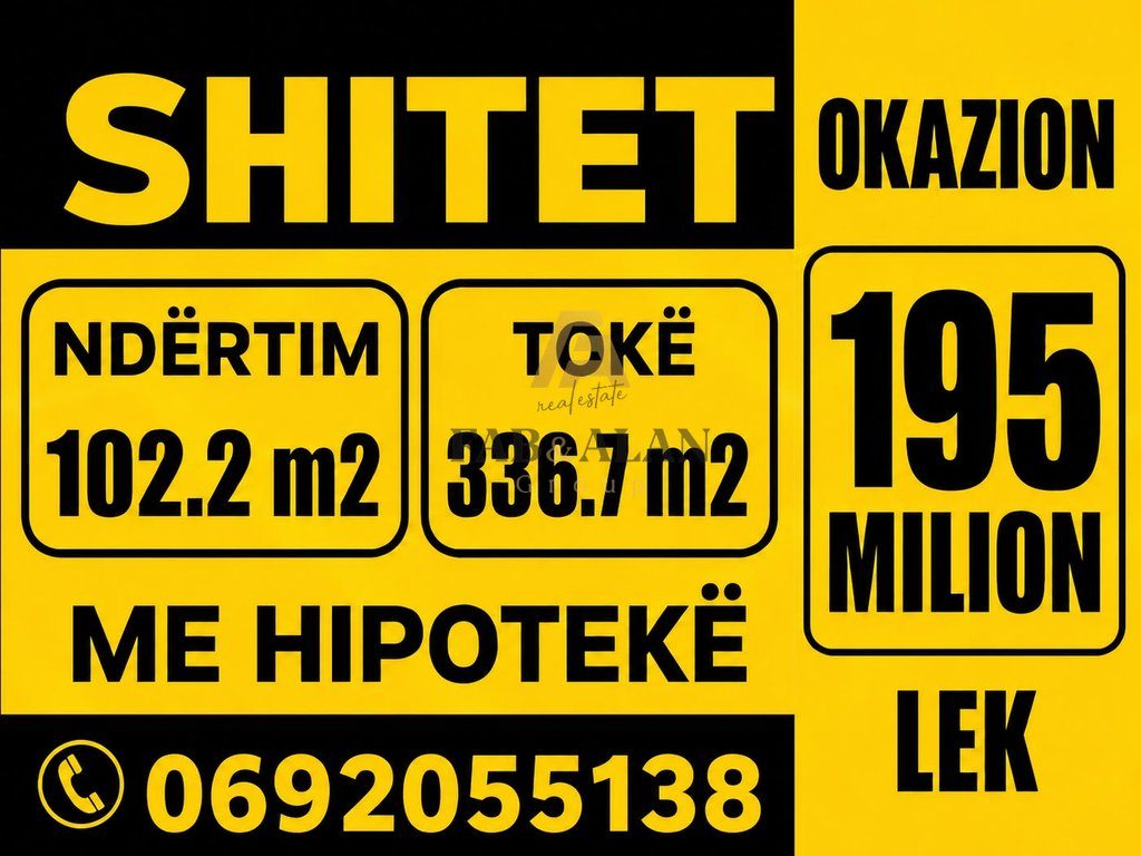Tokë Për Shitje në Pallatet Çabej, Tiranë - 195.000.00