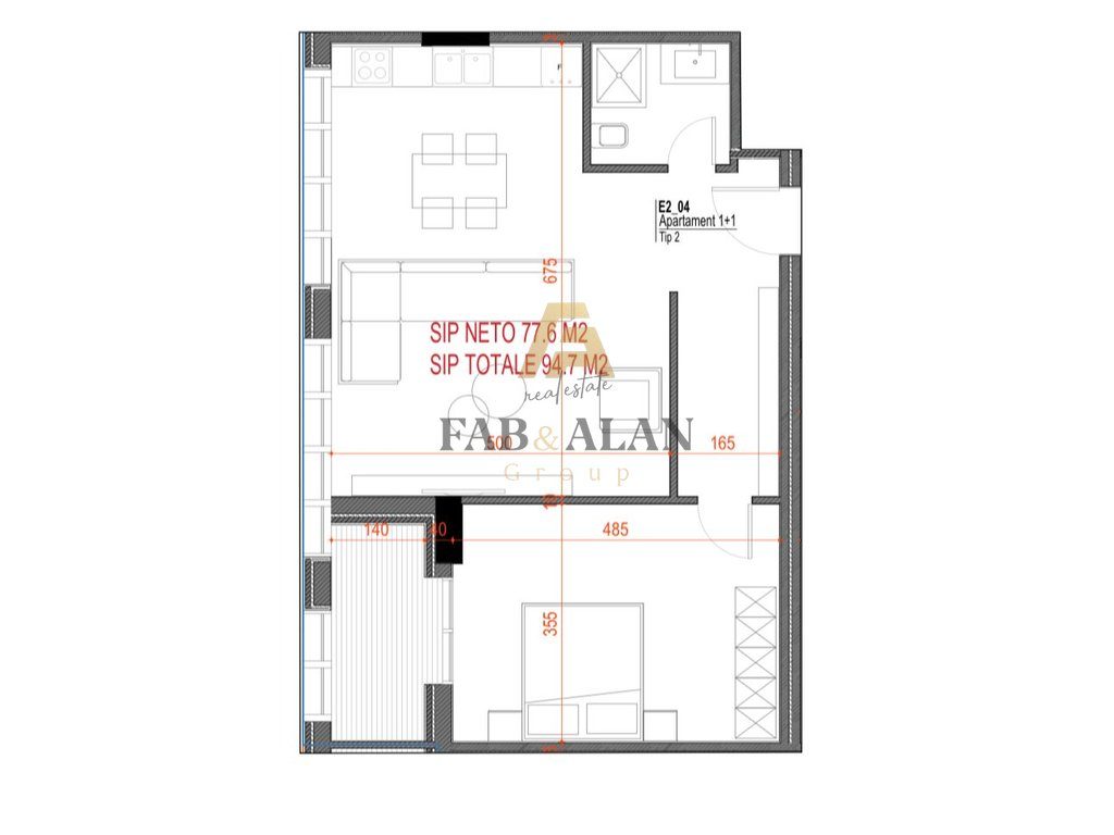 TEK MORINA PALACE NE DRIMADHE APARTAMENT 1+1 PER SHITJE! 3