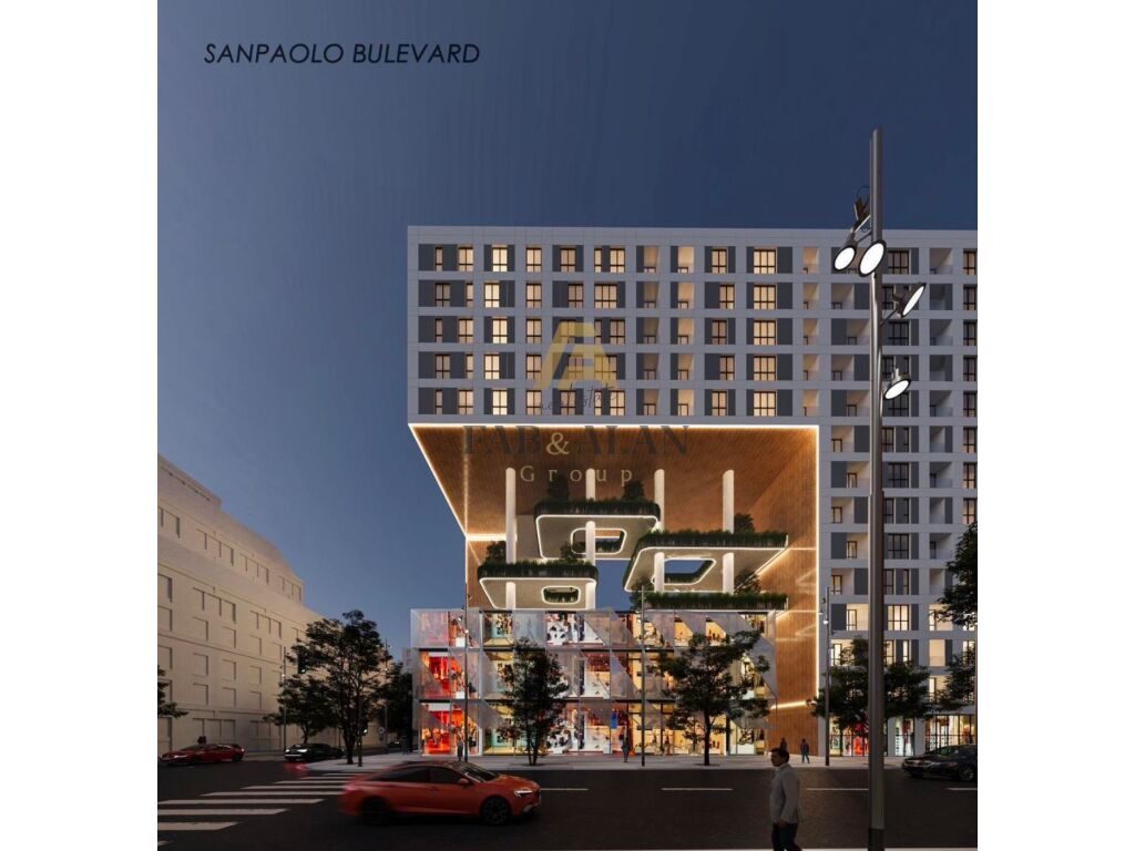 PRANE BULEVARDIT TE RI TEK SANPAOLO RESIDENCE APARTAMENT 2+1+2 PER SHITJE! 1