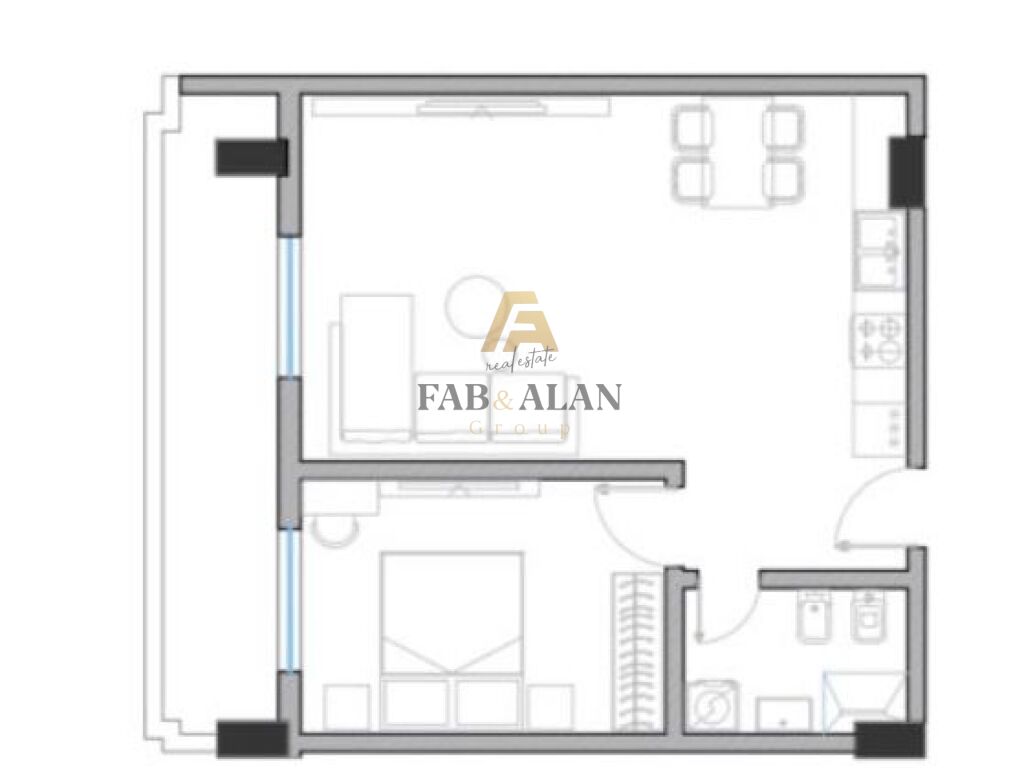 NE GOLEM APARTAMENT 1+1 PER SHITJE! 3