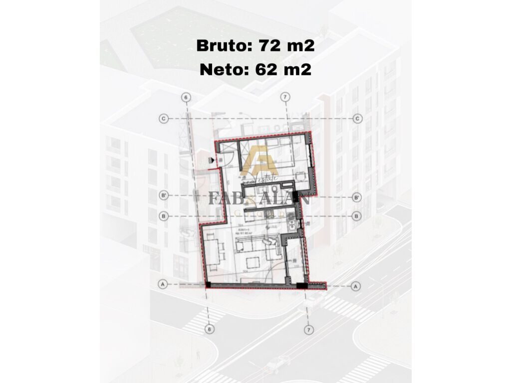 TEK RRUGA SIRI KODRA APARTAMENT 1+1 PER SHITJE!