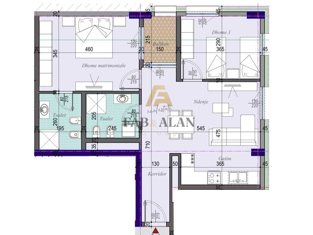 TEK TIRANA ENTRY III NE LAPRAKE APARTAMENT 2+1+2 PER SHITJE! 2