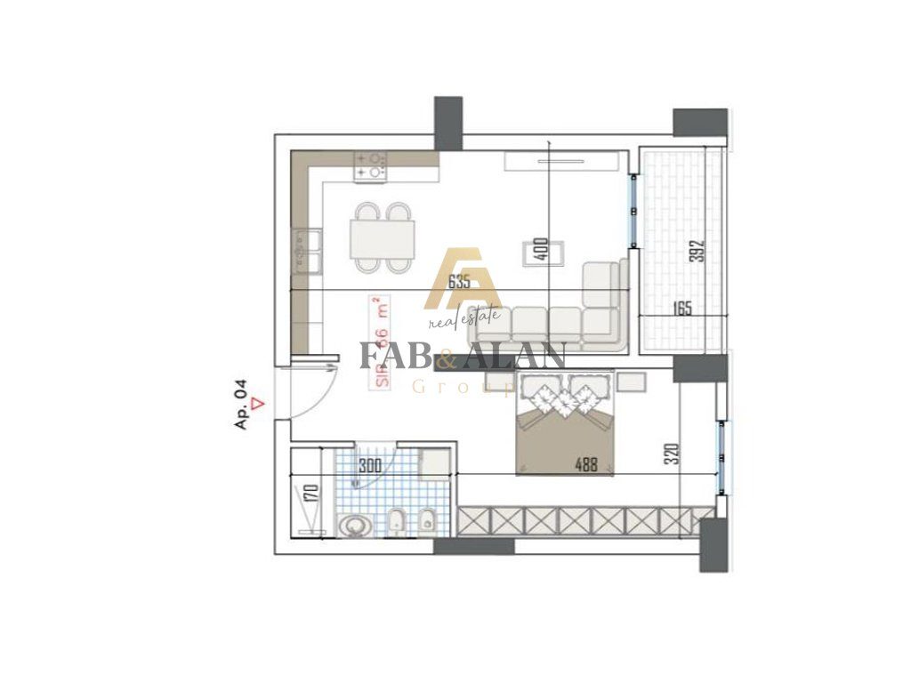 NE PASKUQAN APARTAMENT 1+1 PER SHITJE! 4
