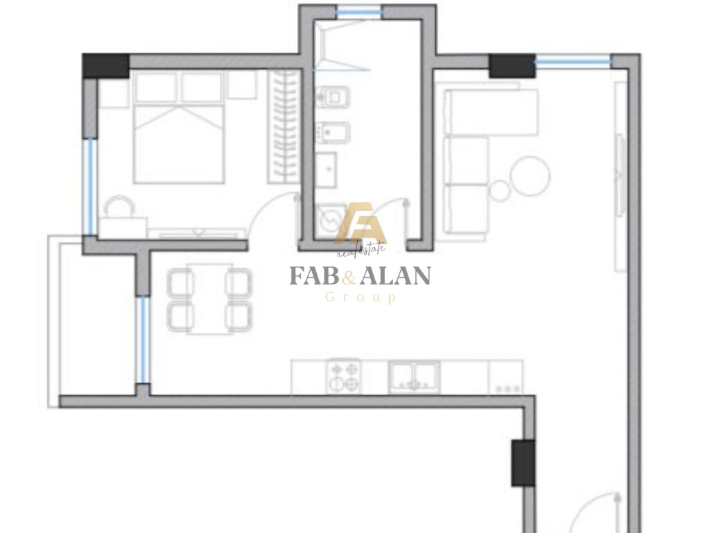 NE GOLEM APARTAMENT 1+1 PER SHITJE!