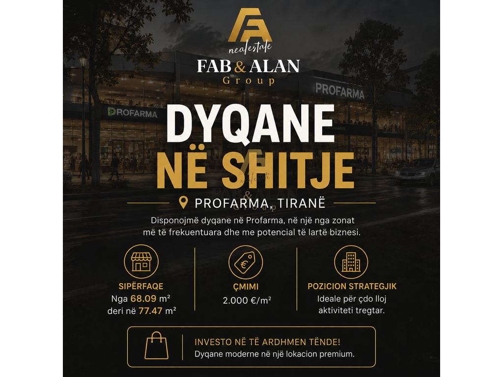 🏬 Dyqane në shitje – Profarma, Tiranë ✨ 1