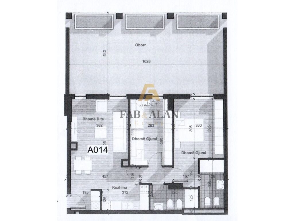 TEK UNIVERS CITY QTU, APARTAMENT 2+1+2+VERANDE PER SHITJE! 2