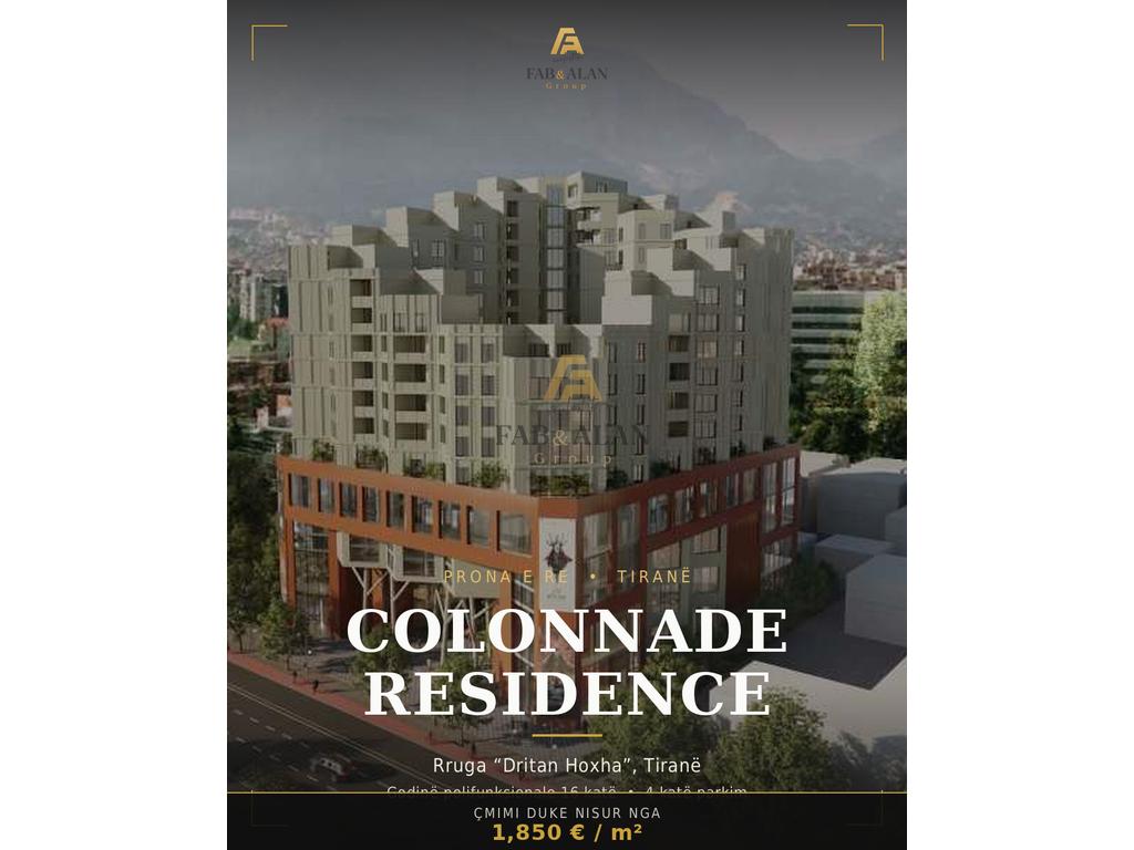 Apartament 2+2 Në Shitje ke Colonnade Residence, Rrugen Dritan Hoxha, Tiranë - 207200€ | 112 m²