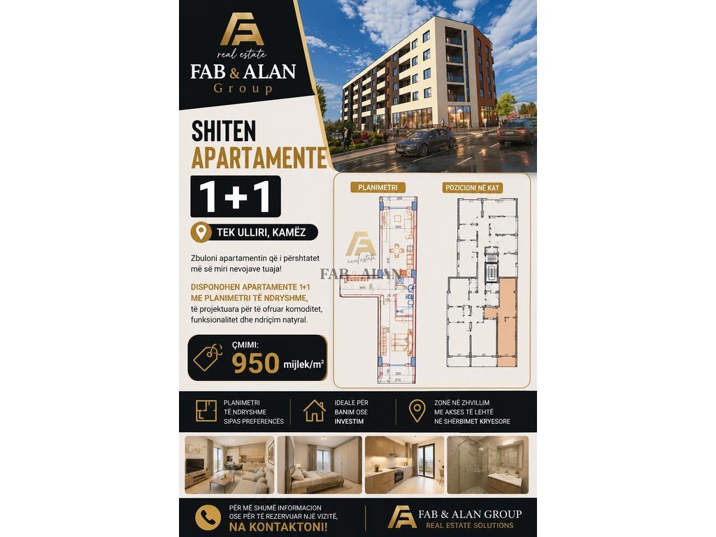 SHITEN APARTAMENTE 1+1
