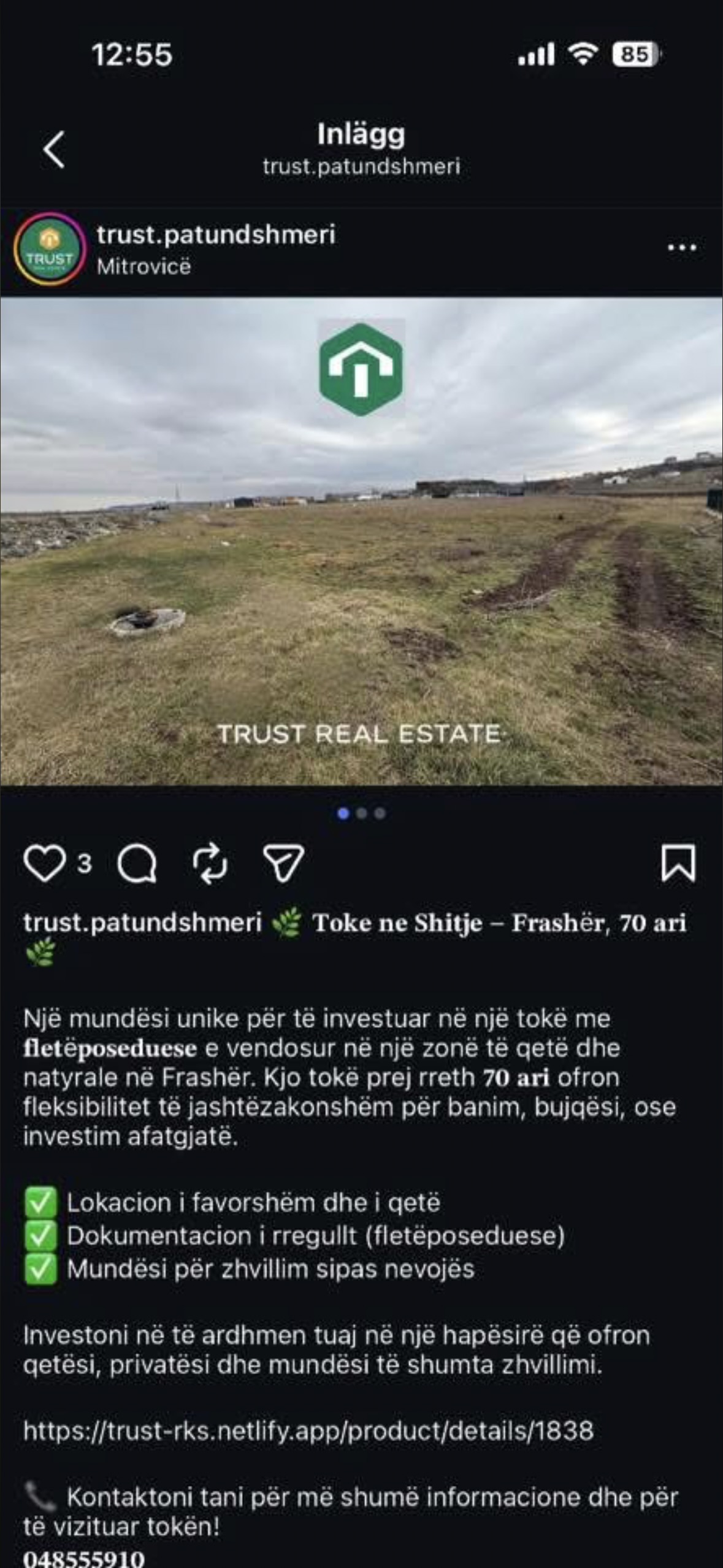 Tokë në shitje 3