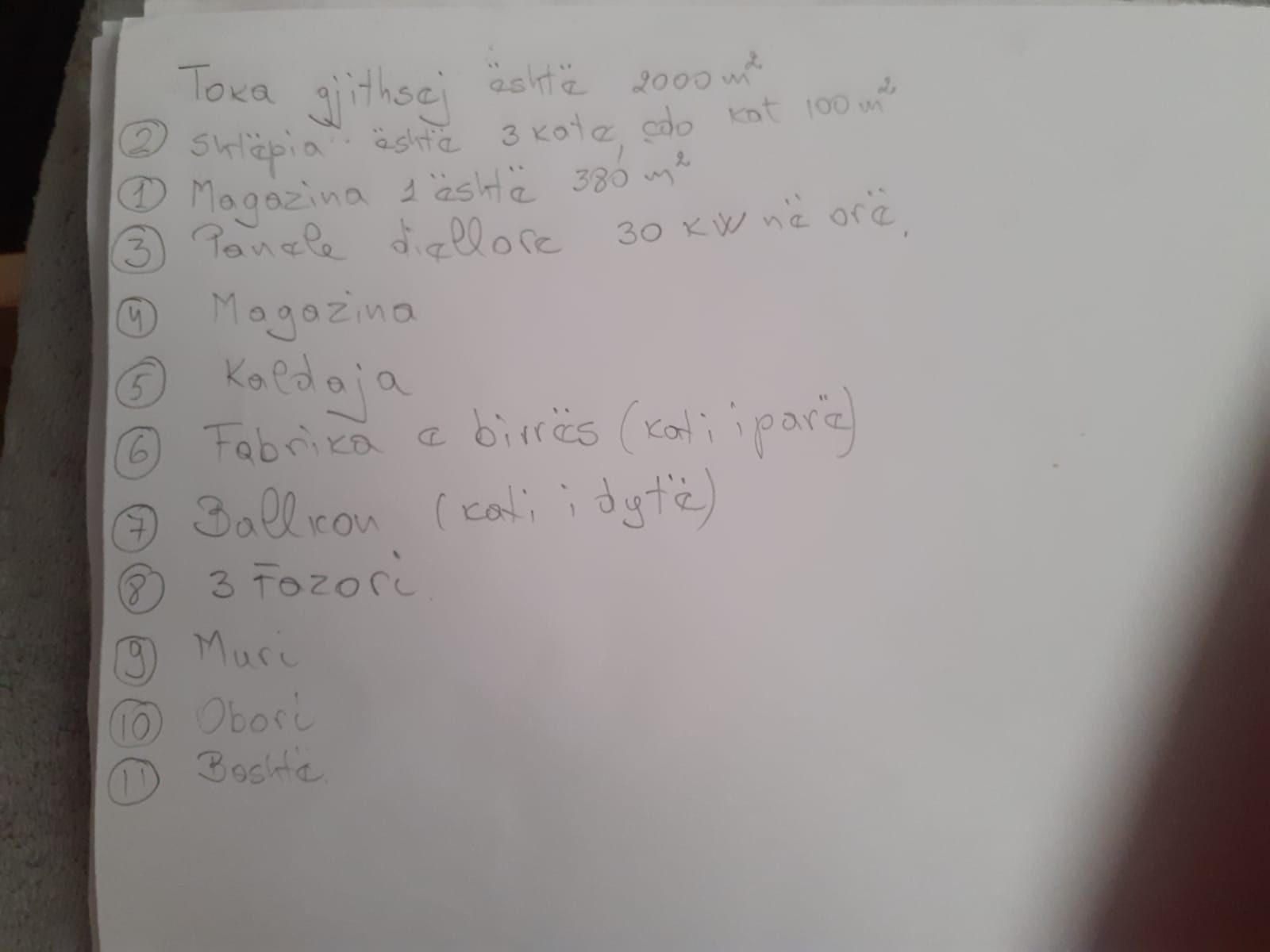Shitet shtepi banimi me tre kate dhe nje fabrik birre te kat te pare 3
