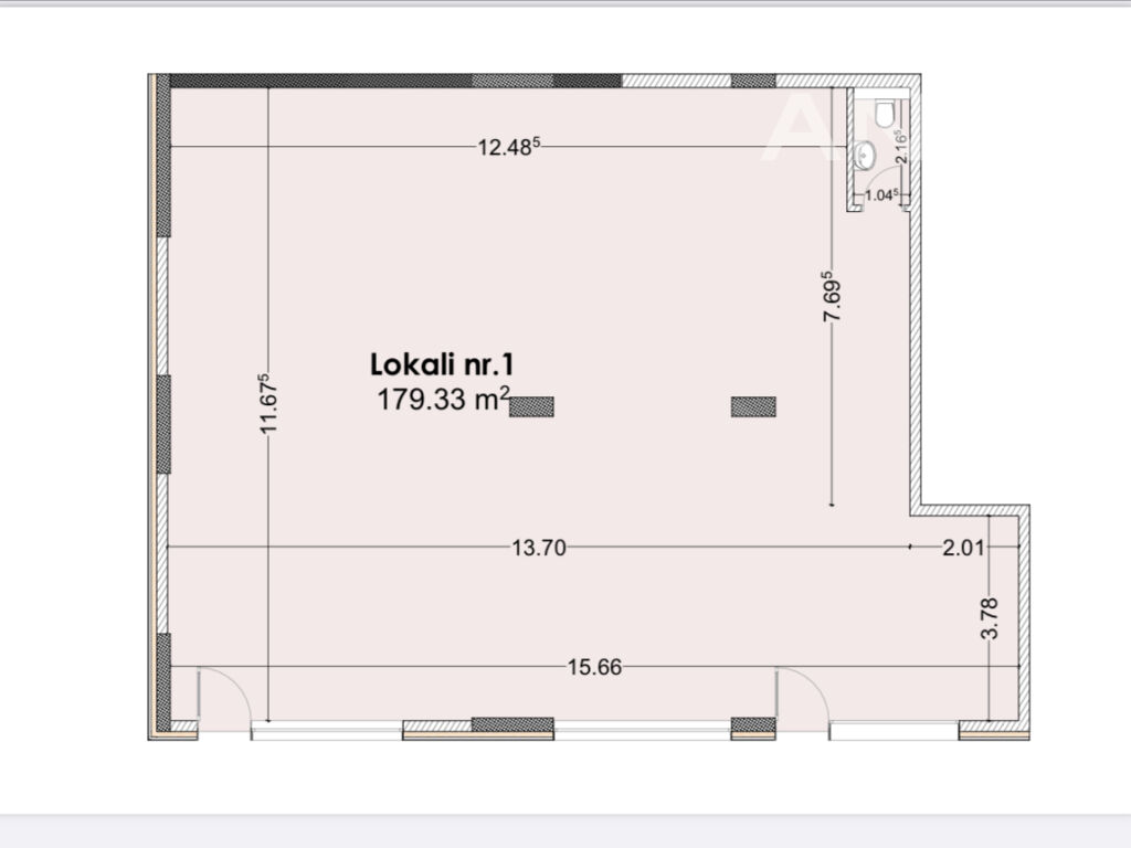 Lokal në shitje 330m² në lagjen Bregu i Diellit 3