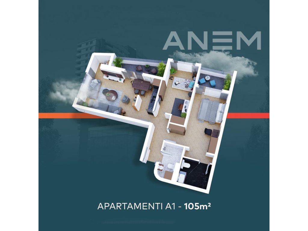 Banesë në shitje 105m² në Lakrishtë
