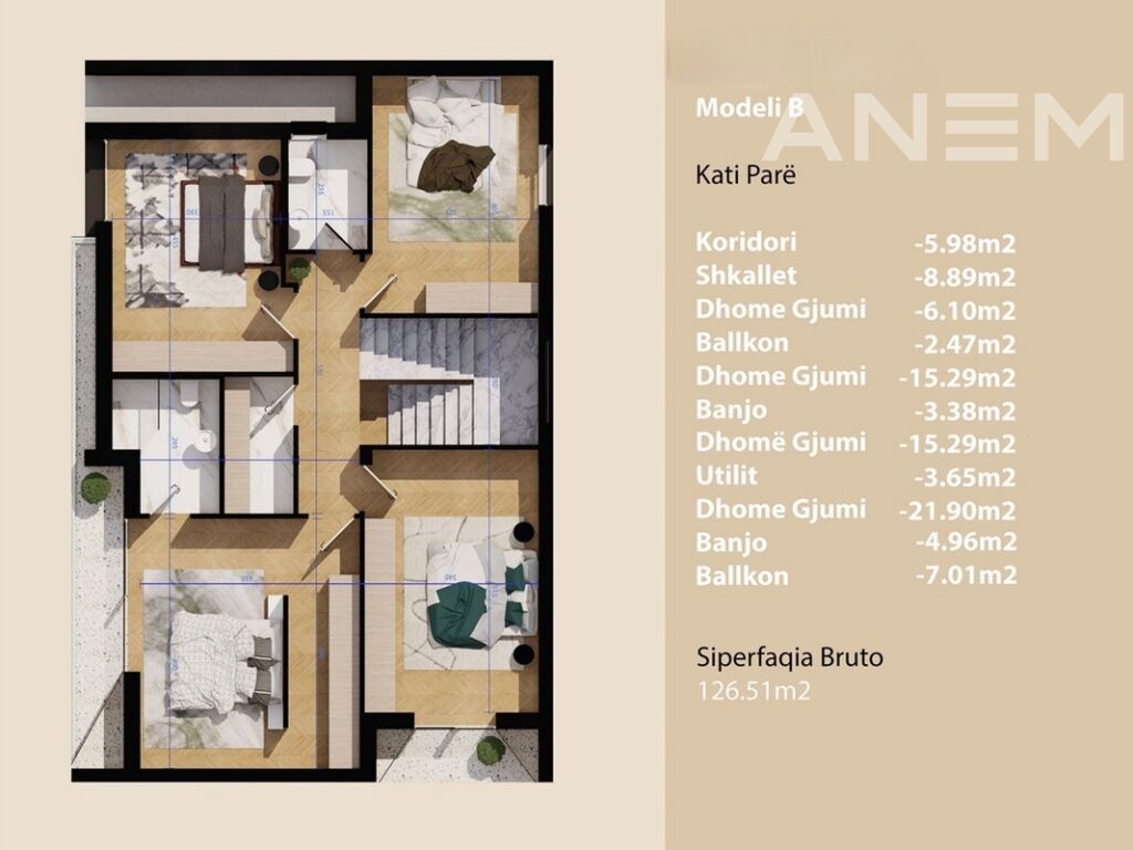 Shtëpi në shitje 220m² në Çagllavicë 4