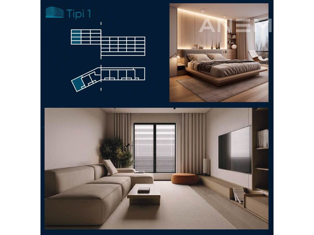 Apartment në shitje 72.49m² në Ulqin 3