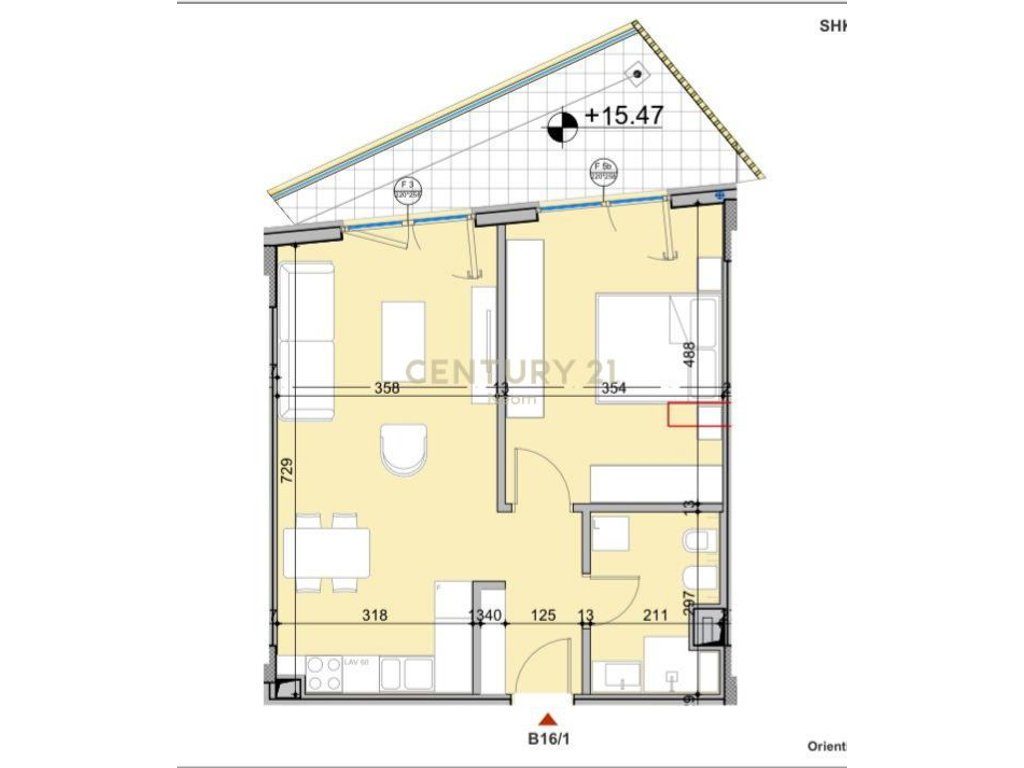 Shesim Apartment 1+1+Parking Space in Dry Lake! 3