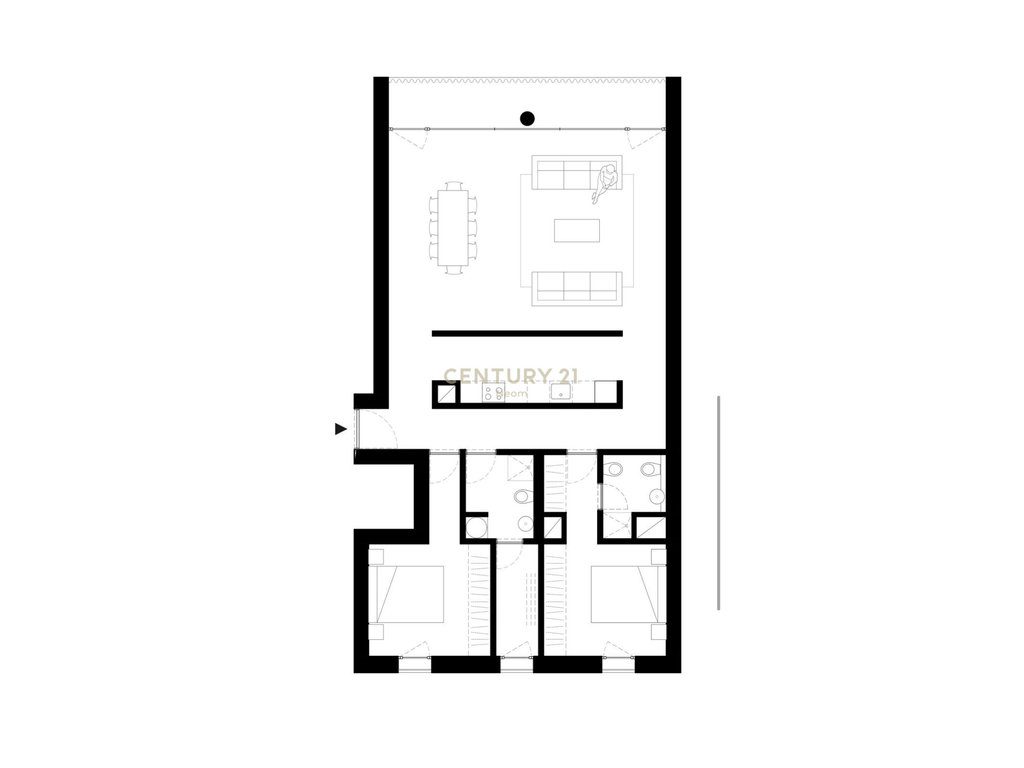 APARTMENT MATCH 2+1+2 + STORAGE IN "BY LONG HILL" RESIDENCE IN MJULL-BATHORE. 4