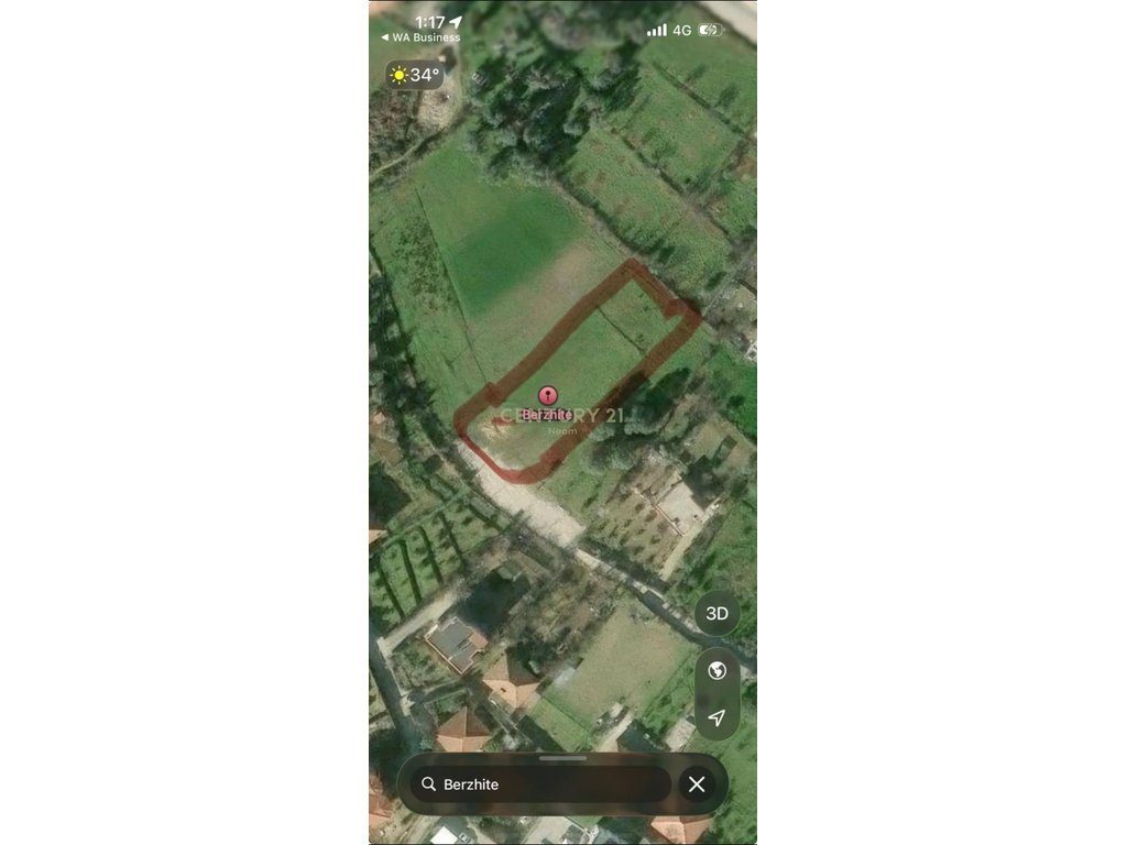 Land for sale in Berzhite
