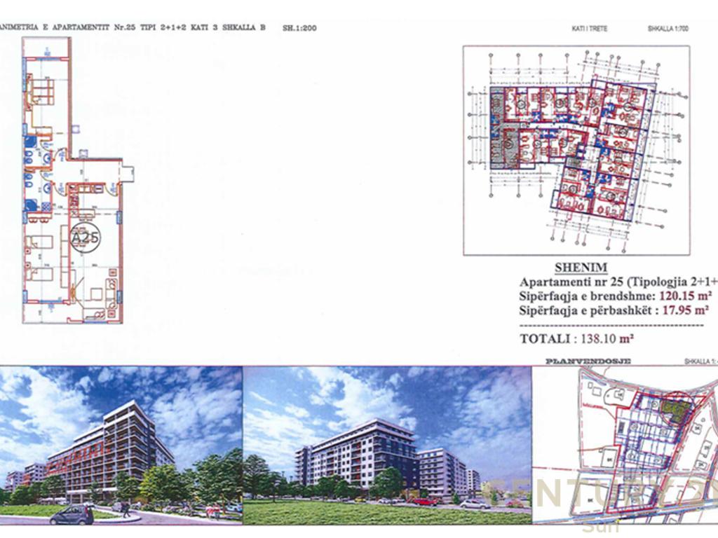 Apartament 2+2 Në Shitje në Paskuqan, Tiranë - 165000€ | 138.10 m²