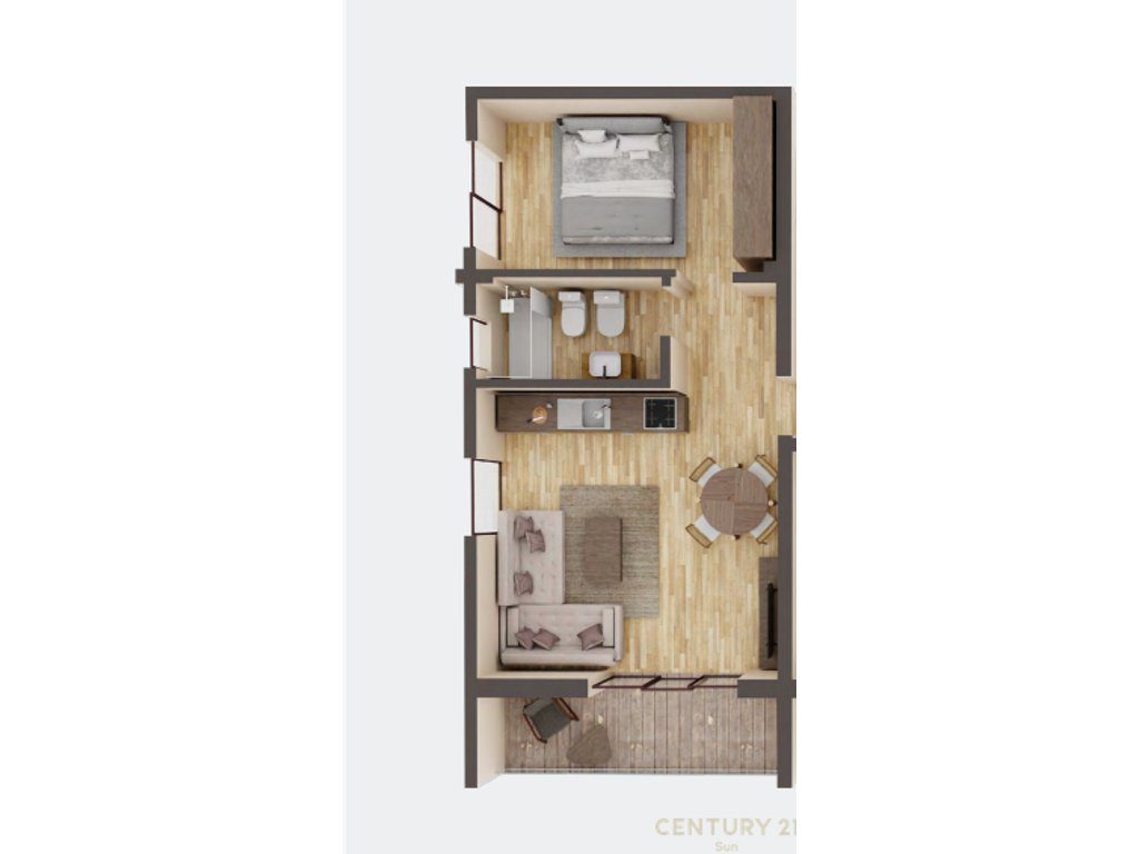 APARTAMENT 1+1 PER SHITJE NE QEPARO! 1