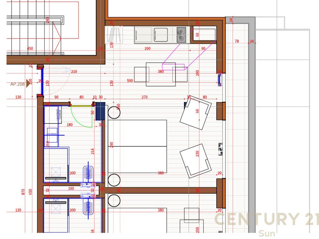 Studio Në Shitje në Sarandë, Rruga e Pestë - 77,700€ | 44 m² 1
