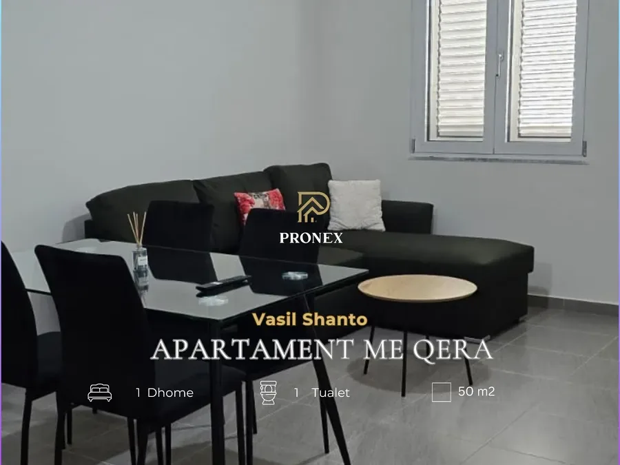 Apartament 1+1 me qira tek Vasil Shanto, € 550, 50 m²